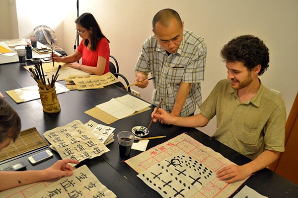 Вопросы об обучении китайской каллиграфии