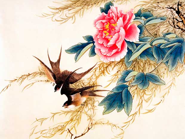 Ласточка в китайской живописи