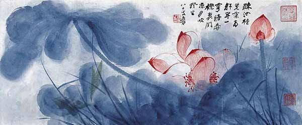 Чжан Дацянь - традиционная китайская живопись се-и
