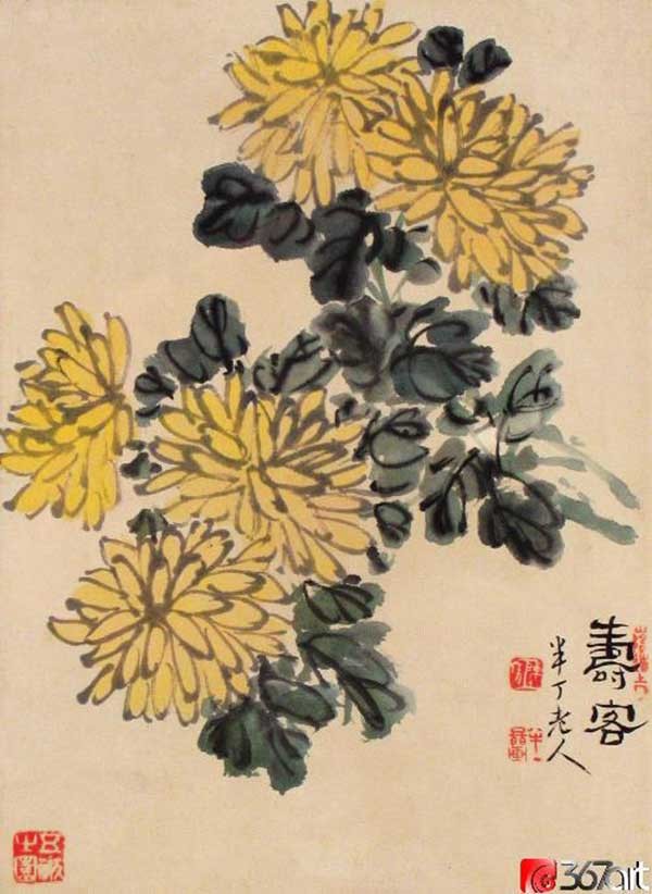 Хризантема в китайской живописи