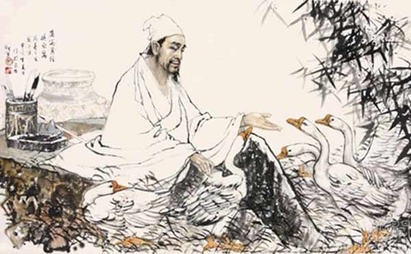 Китайский каллиграф Ван Сичжи