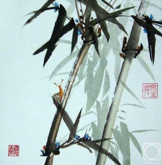 бамбук в китайской живописи