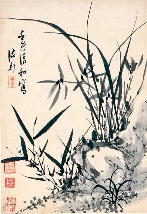 орхидея в китайской живописи