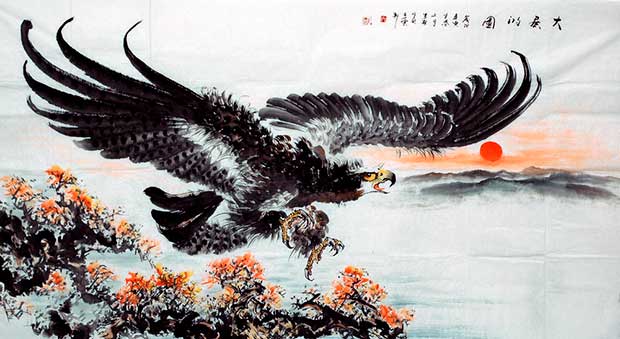 Орел в китайской живописи